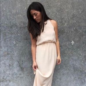 High neck, cinch waist Natalie Deayala dress